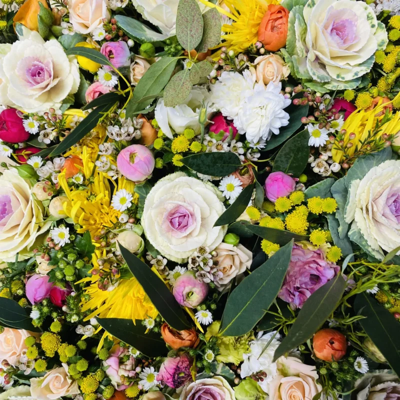 Composition florale aux teintes d'automne